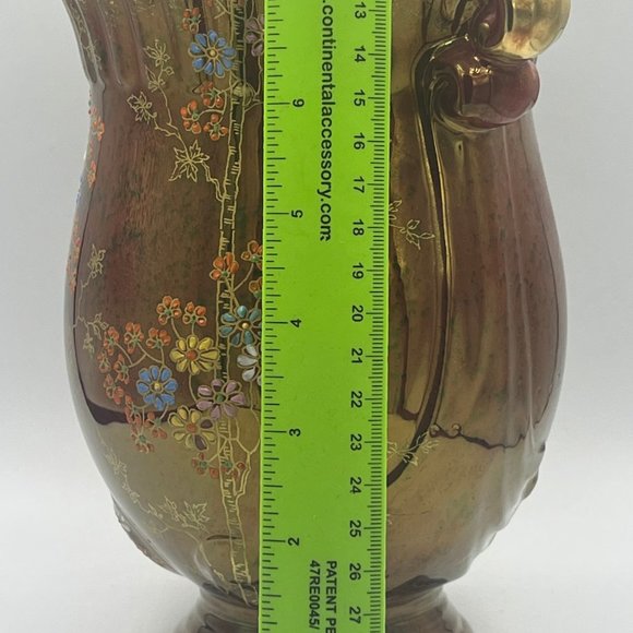 7 inch Tumbling Flowers Vase Crown Devon Fieldings - Picture 7 of 8